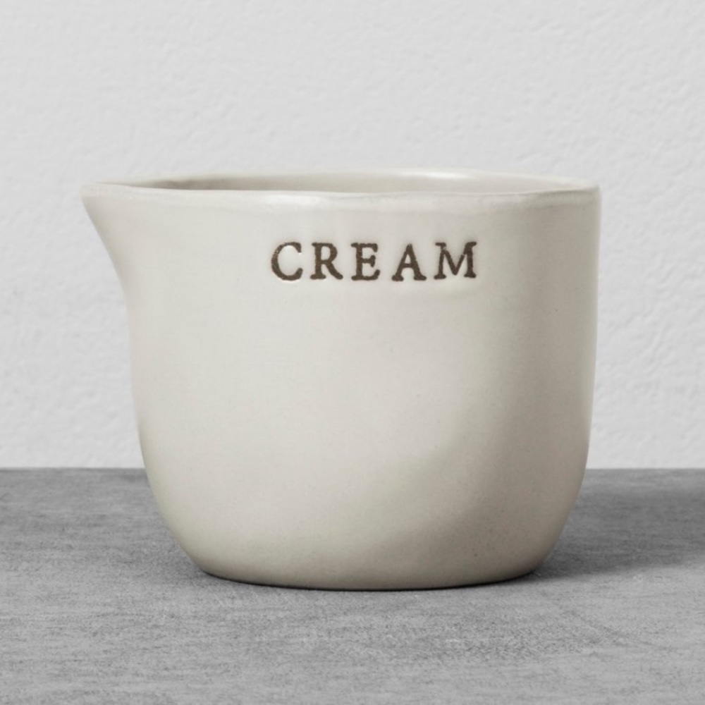 Hearth & Hand Stoneware Cream Cellar